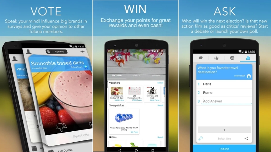 toluna app - 15 Melhores Aplicativos Para Ganhar Dinheiro no Celular