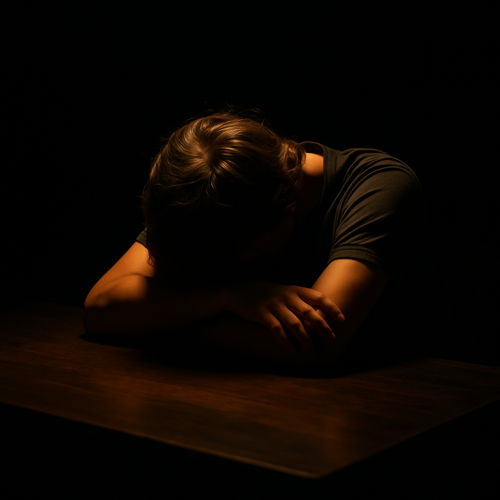 Homem triste com a sua página de vendas