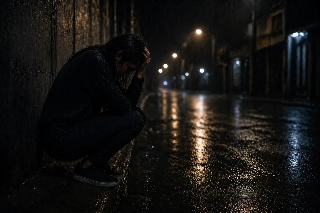 Homem triste. O erro comum ao criar um produto low ticket.
